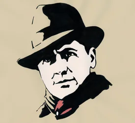 Ritratto del prefetto e resistente francese Jean Moulin (1899-1943)
