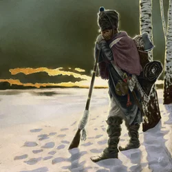 Fante in ritirata durante la campagna russa del 1812, 2018