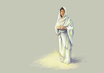 Antichità romana: rappresentazione di una dama romana