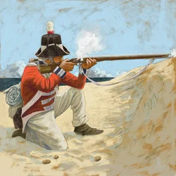 Royal Marines, circa 1806, sbarco su una spiaggia, 2018