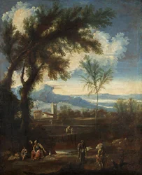 Paesaggio con figure, c.1710-40