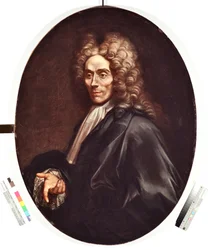 Ritratto di uomo. Un nobile, con parrucca e abito nero. Dipinto di Alessandro Magnasco, detto Il Lissandrino (1667-1749). Genova, Musei di Strada Nuova, inv. n. PR 371