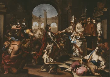 Teodosio respinto dalla Chiesa da Sant