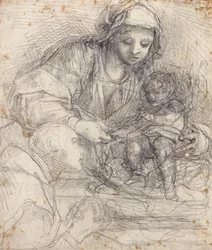 La Madonna e il Bambino con un monaco certosino