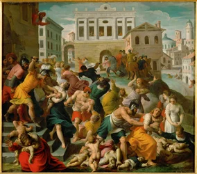 La strage degli innocenti (olio su rame)