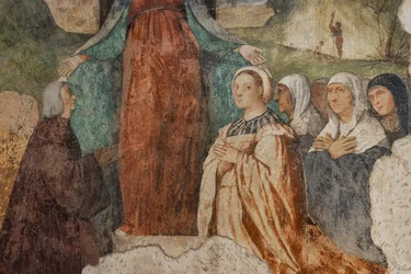 Nostra Signora della Misericordia e Beato Isnardo da Chiampo (dettaglio)