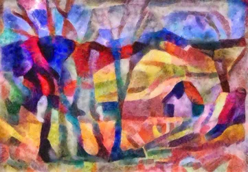 Paesaggio in rosa, 2017