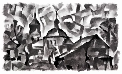 veduta (nera) #1, 2016