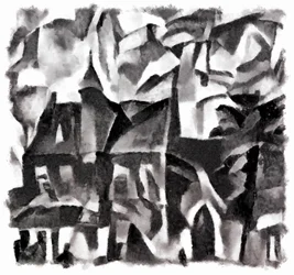 veduta (nera) #3, 2016
