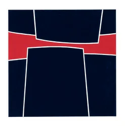 Pressione blu su rosso, 2023