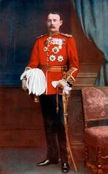 Tenente Generale Sir Archibald Hunter, comandante della 10ª Divisione, Sud Africa, 1902