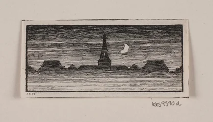 Danese:  Vignetta per "Posthuset i Hirschholm" di H. Hertz