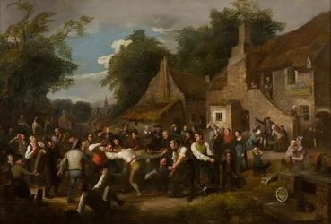 Il gioco della palla del villaggio