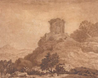 Paesaggio con un Tempio in Rovina