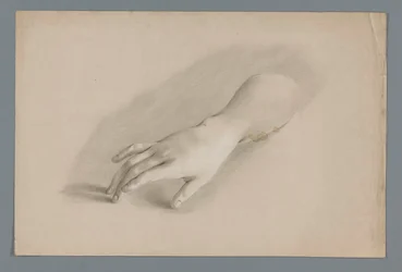 Modello in gesso di una mano