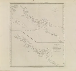 Piani dei Porti, Dalrymple, Alexander pubblicato nel 1791 ID Numero 41167-2001 Una carta piana di parte del Golfo di Persia, parzialmente corretta dal Tenente Edward Harvey 1778