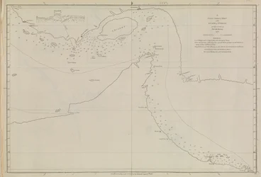 Piani dei porti, Dalrymple, Alexander pubblicato nel 1791 ID Numero 41167-2001 Una carta piana di parte del Golfo di Persia, parzialmente corretta dal tenente Edward Harvey 1778