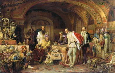 Ivan IV di Russia mostra i suoi tesori all