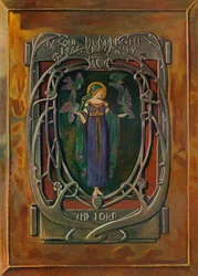 Placca in Smalto di Alexander Fisher, c. 1898