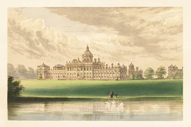 Castle Howard, Yorkshire, Inghilterra, 1880 (incisione)