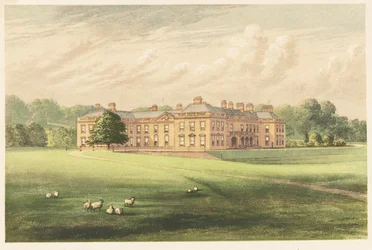 Holme Lacy House, Herefordshire, Inghilterra. 1880 (incisione)