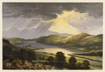 Paesaggio del Loch scozzese: Loch Fad