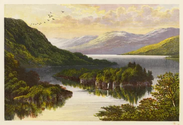 Paesaggio del Loch scozzese: Loch Katrine