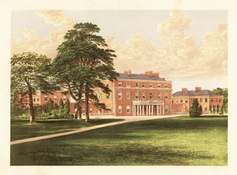 Casa Trafalgar, Wiltshire, Inghilterra (incisione)