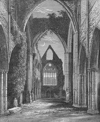 Coro, guardando a ovest, Abbazia di Tintern, c1885, 1897