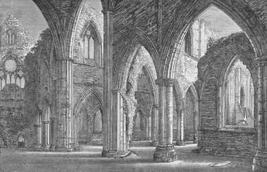 Dal transetto sud, Abbazia di Tintern, c1885, 1897