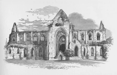 Dal sud, Abbazia di Tintern, circa 1885