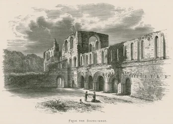 Abbazia di Furness, da sud-ovest
