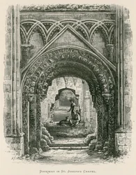 Abbazia di Glastonbury, Portale nella Cappella di San Giuseppe