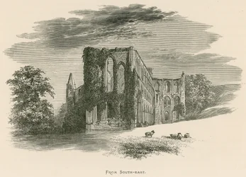 Abbazia di Rievaulx, da sud-est