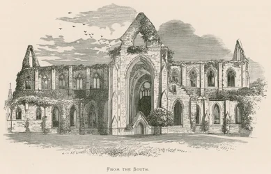 Abbazia di Tintern, dal sud