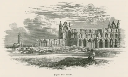 Abbazia di Whitby, dal sud