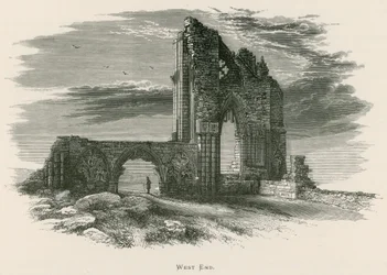 Abbazia di Whitby, lato ovest