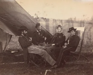 [Quattro ufficiali], ca. 1864