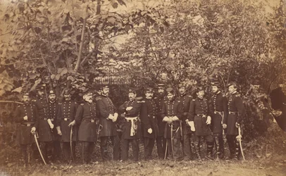 Generale McClellan e staff, ca. 1863