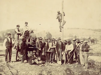 Corpo telegrafico militare, esercito del Potomac, Berlino, ottobre 1862