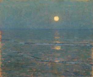 Chiaro di luna, 1892 circa (pastello su carta su cartone))