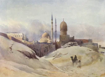 La Cittadella, Il Cairo, in una Tempesta di Sabbia