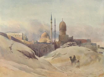 La Cittadella, Il Cairo, in una tempesta di sabbia, c. 1880