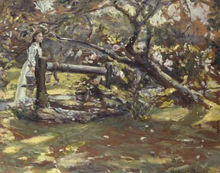 Nel giardino, c.1900