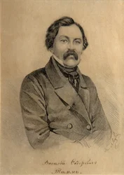 Ritratto del pittore Vasily Fyodorovich Georg Wilhelm Timm 1820-1895