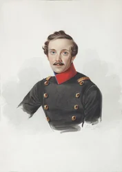 Ritratto di Arist Fyodorovich von Gersdorff 1805-1883, 1840