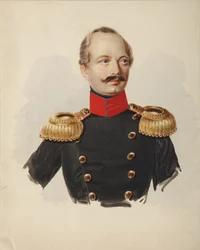 Ritratto di Nikolay Fyodorovich Plautin 1794-1866, 1839-1843