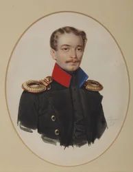 Ritratto di Platon Ivanovich Panshin 1817-1863, 1841