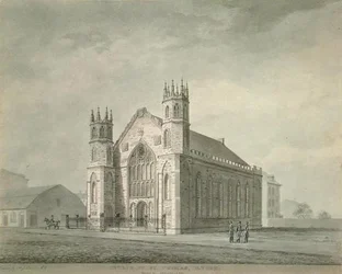 Chiesa di San Tommaso, Broadway, New York City, c.1829