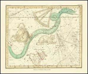 1822 - Alexander Jamieson - Hydra Sextans Felis e Cratere